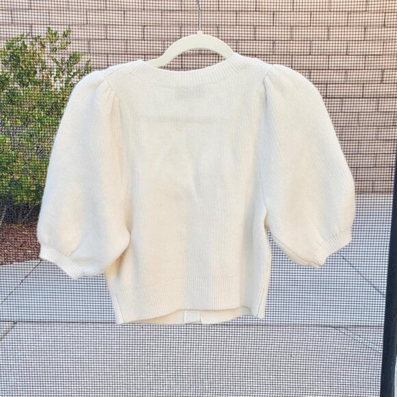 & OTHER STORIES Floral Button Puff Sleeve Cardigan size S - Picture 9 of 9